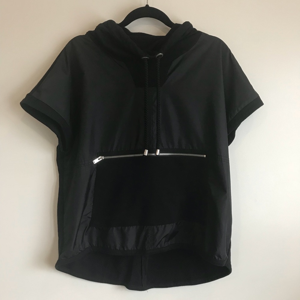 Zara short sleeve PULLOVER sweatshirt